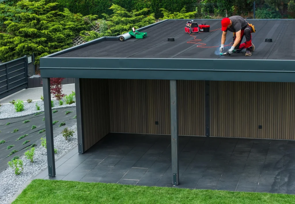 Two Harbors MN Flat Roof EPDM and TPO Installation