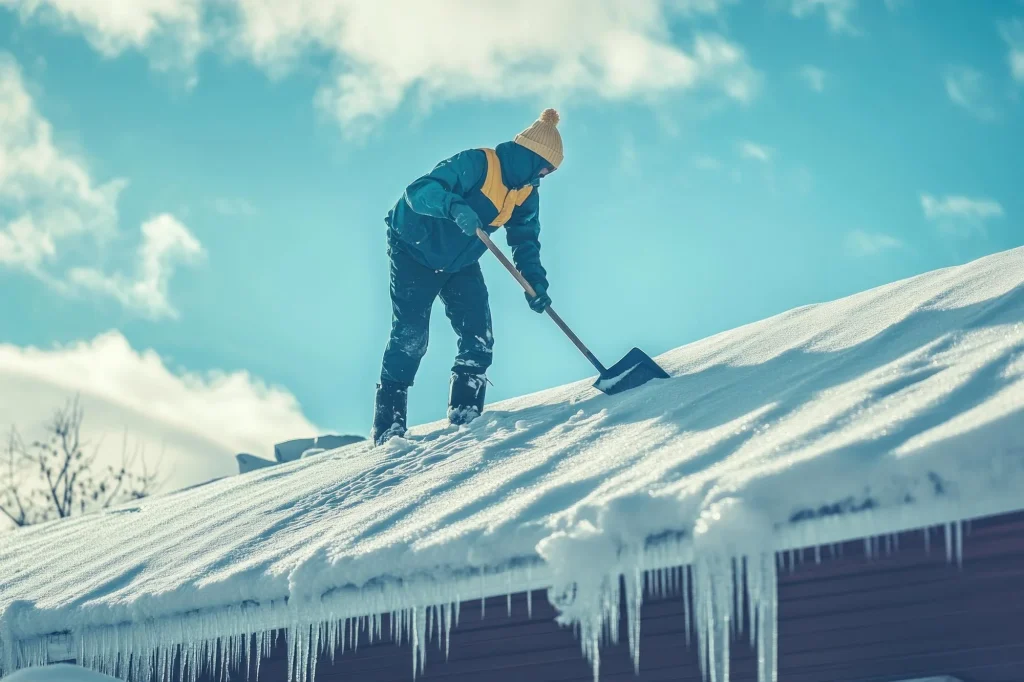 Rooftop Snow Removal in Hermantown