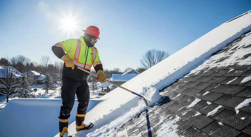 Rooftop Snow Removal in Duluth